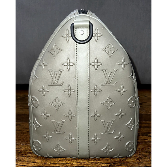 Louis Vuitton Keepall Bandouliere 50 Monogram Seal Wax Duffle Weekend Travel Bag - Picture 6 of 12